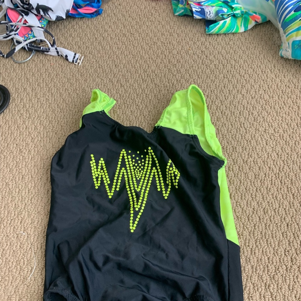 neon bolt leotard